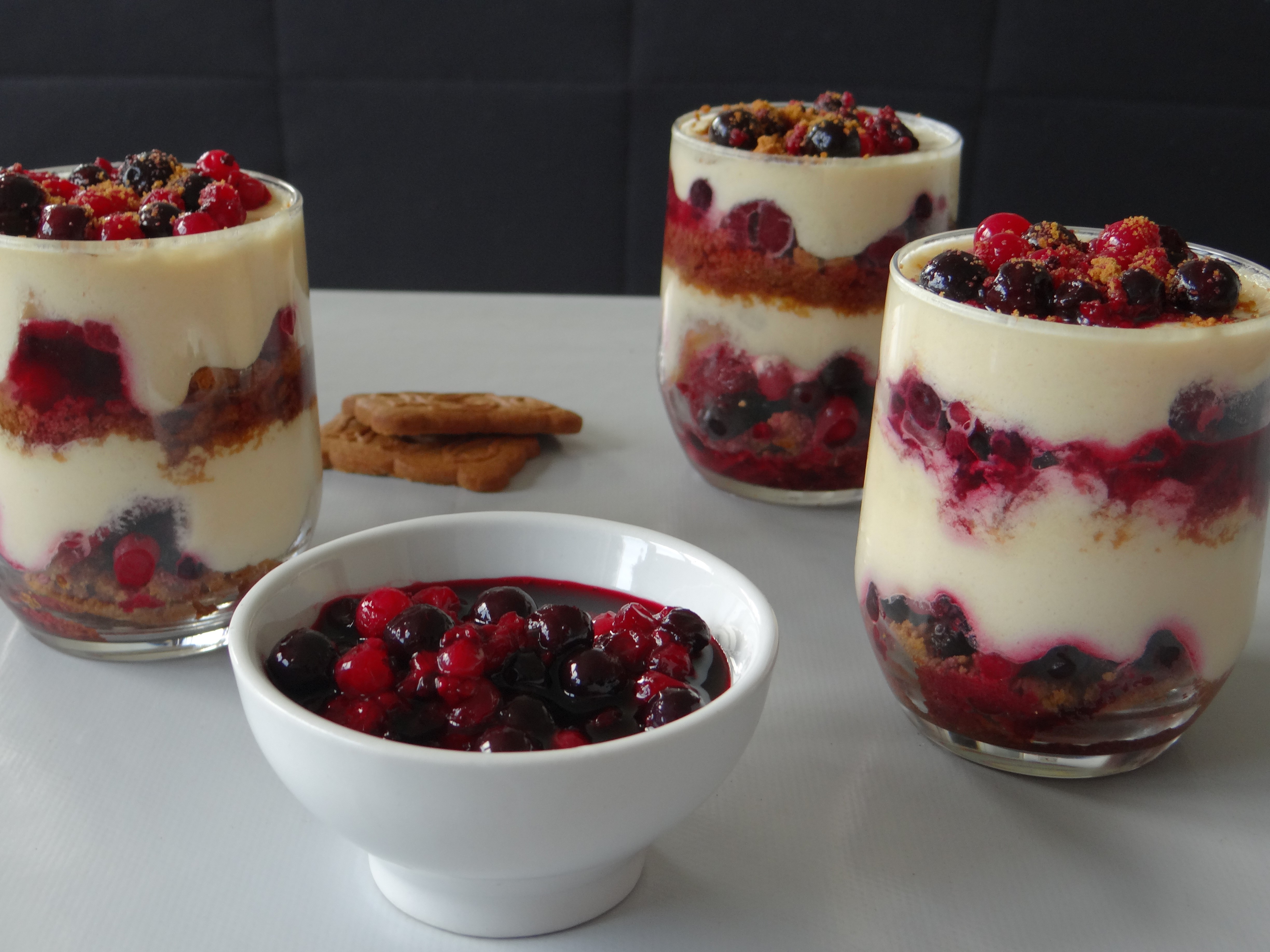 recette tiramisu speculoos fruits rouges