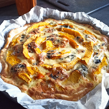 Hanna - Tarte courge roquefort #