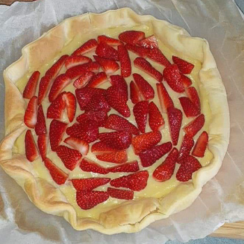 Laura S - Tarte aux fraises #