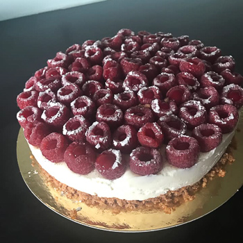 Laurence - Tarte aux framboises sablé breton #