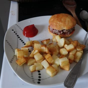 Léa V - Pains burger home made #