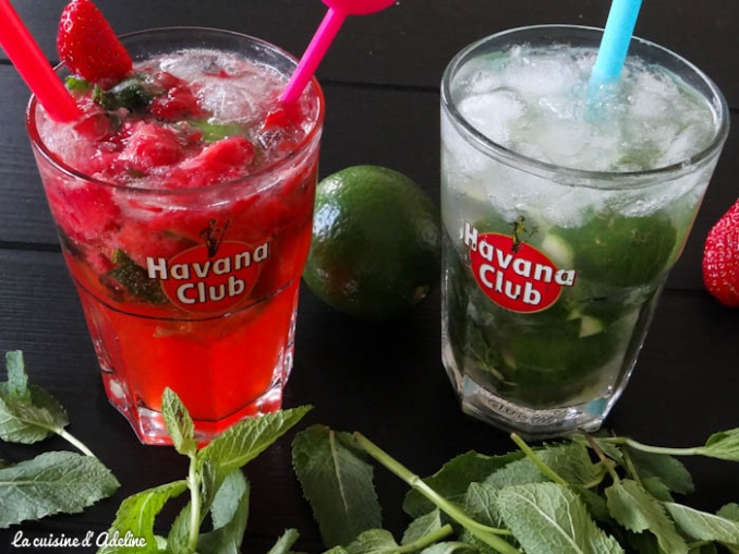 mojito avec ou sans alcool, classique ou fraise