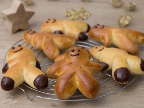 Mannele bonhomme en brioche St Nicolas recette Alsacienne