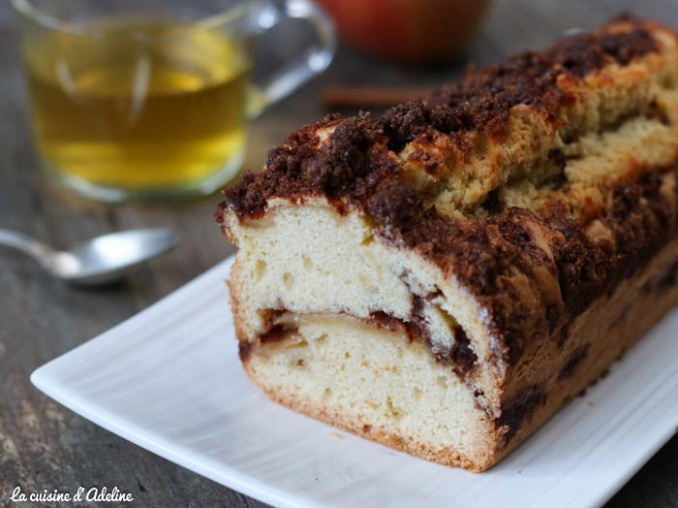 Cake aux pommes cannelle