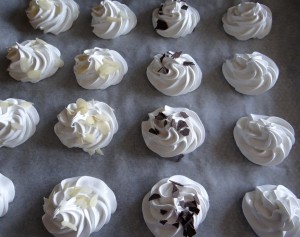 meringue avant cuisson