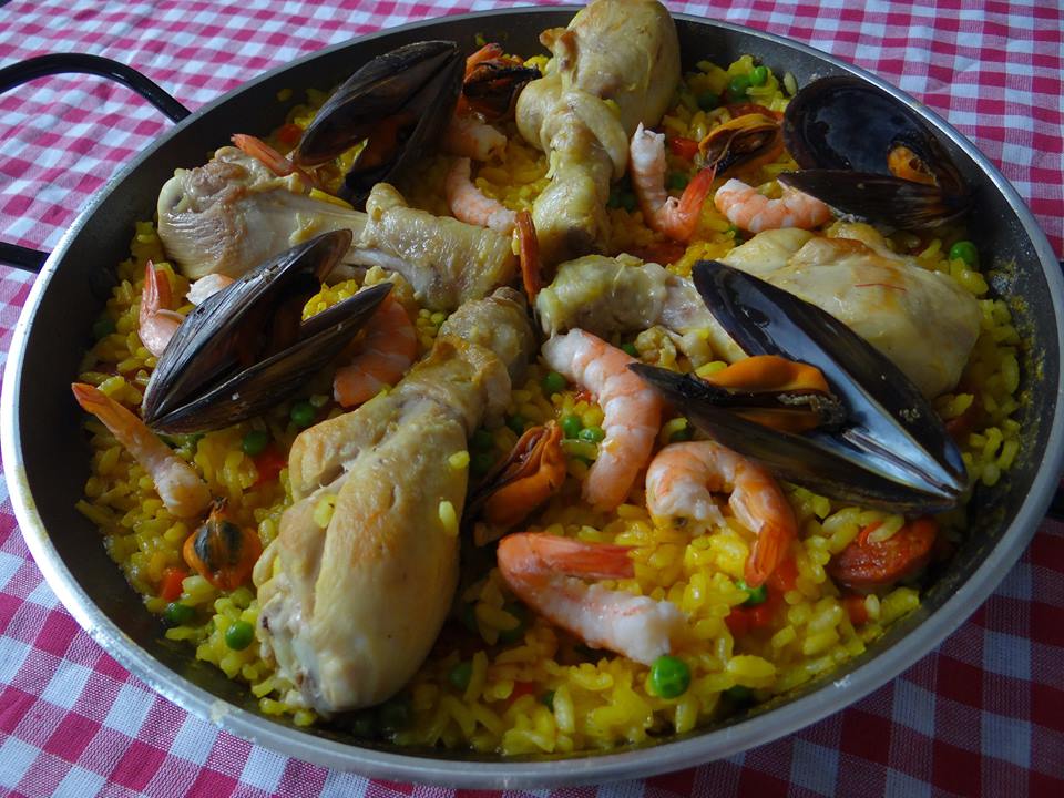 Paella Au Poulet Fruits De Mer Et Chorizo La Cuisine D Adeline