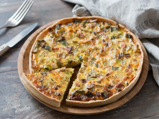 Quiche aux poireaux recette rapide