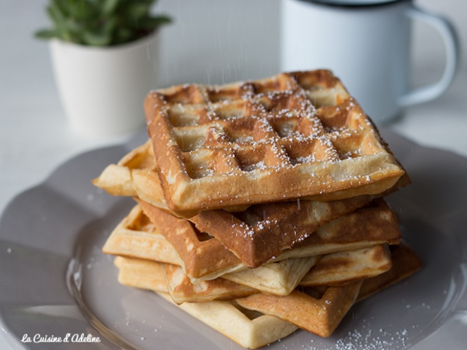 Gaufres Croustillantes Et Moelleuses La Cuisine D Adeline