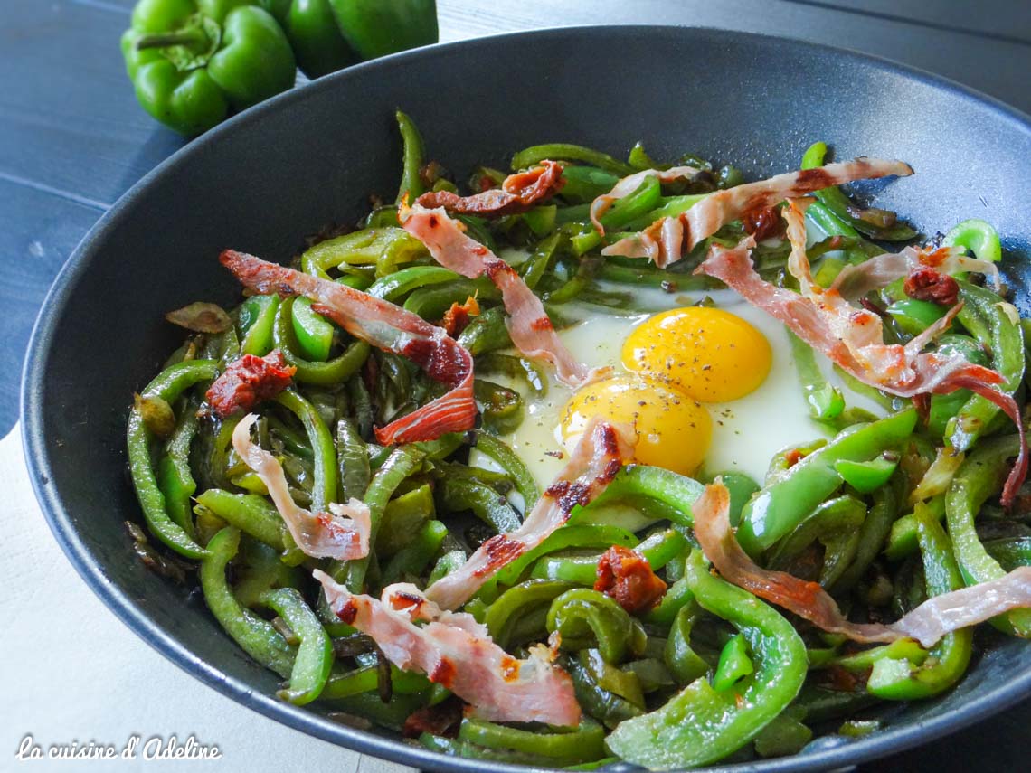 Poêlée de poivrons - La Cuisine d'Adeline