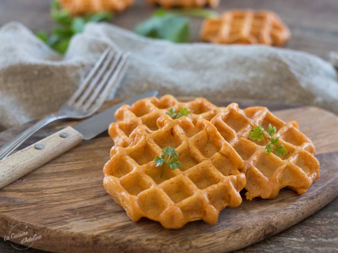 Gaufres de patate douce recette