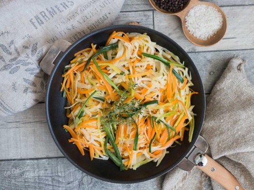 Julienne de légumes recette