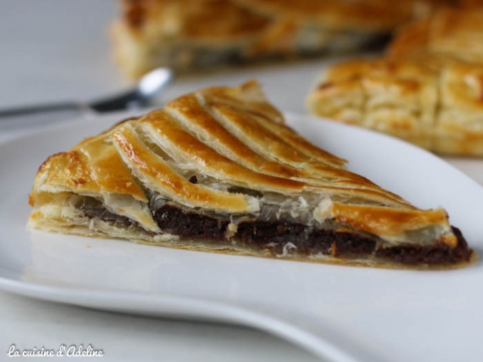 Recette Galette des Rois, crème de noisette au chocolat