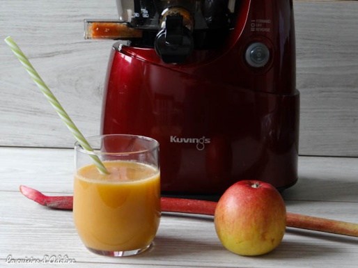 jus pomme rhubarbe extracteur de jus