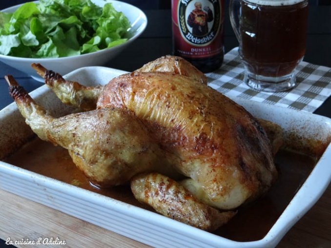 poulet rôti à la bière