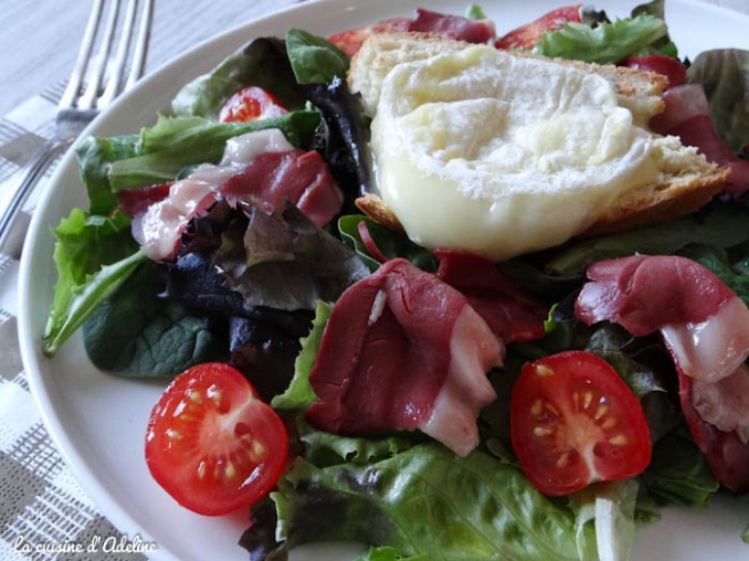 salade du sud ouest magret canard gesier tomate rocamadour recette