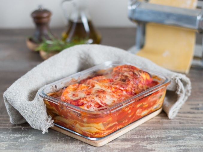 Lasagnes végétariennes courgette et tomate recette