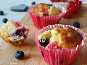 muffins myrtilles chèvre miel