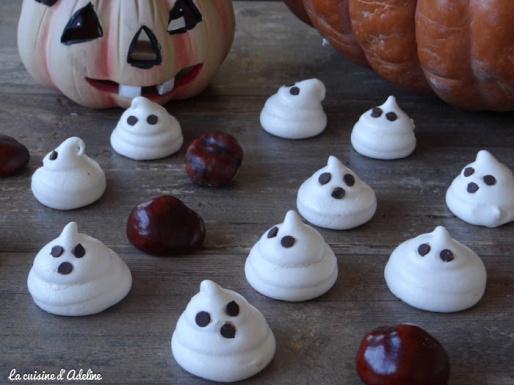 Meringues fantômes - Recette Halloween