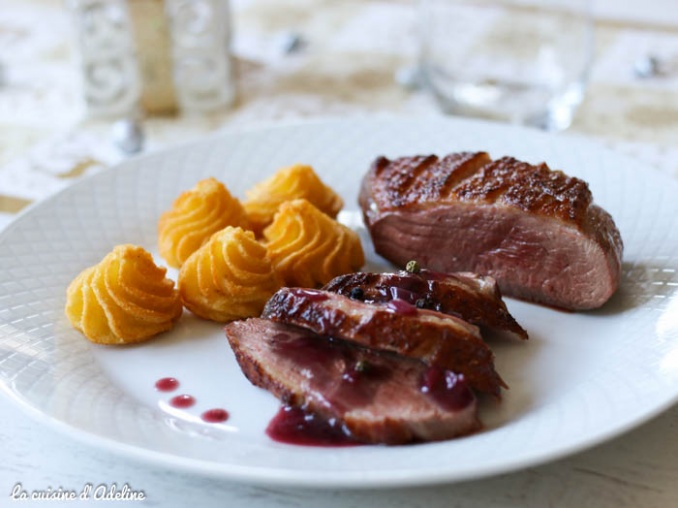 Magret De Canard Sauce Pinot Noir La Cuisine D Adeline