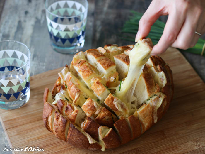 Fondant au fromage, miel de poivron rôti au cumin