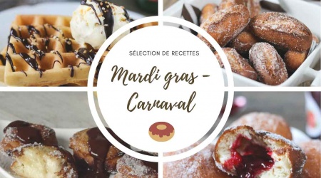 Sélection de recettes pour mardi gras - Beignets Gaufres Donuts