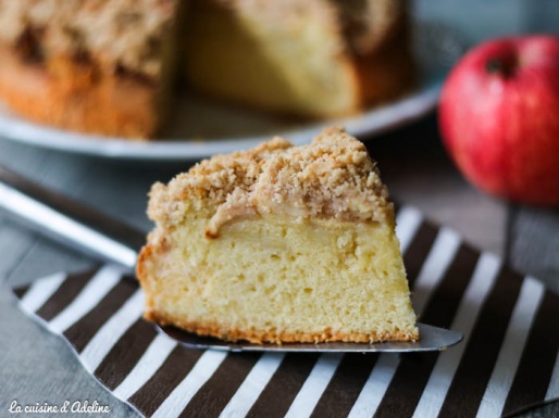 Crumb cake aux pommes