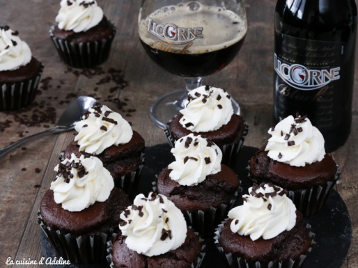 Cupcakes au chocolat et à la bière Licorne Black