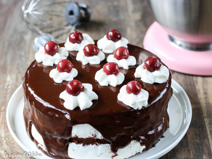 Gâteau Forêt Noire (Schwarzwald) - Recette facile - La Cuisine d'Adeline