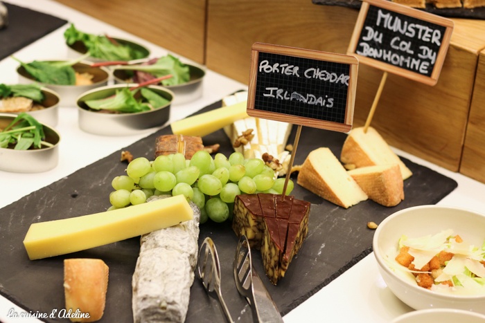 Buffet de fromages - Brunch St Patrick Hilton Strasbourg