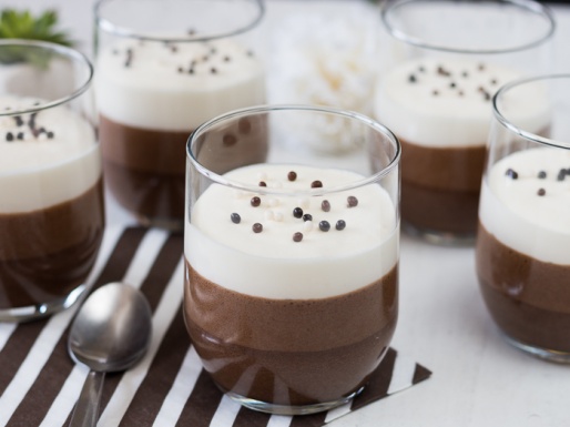 Mousse trois chocolats facile