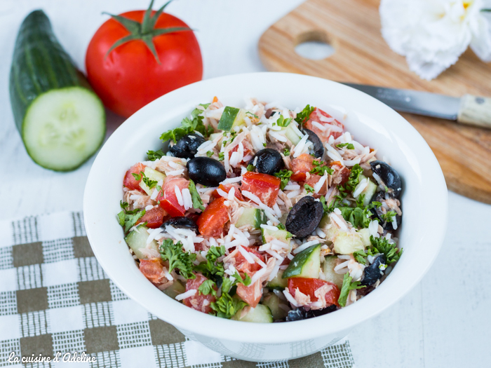 Salade De Riz Au Thon Facile Et Rapide La Cuisine D Adeline