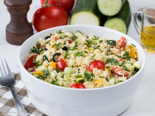 Taboulé aux légumes recette facile et rapide