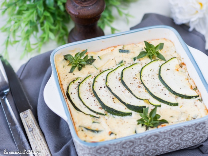 Flan de courgette à la ricotta recette facile et rapide