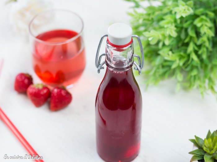 Sirop de fraise maison