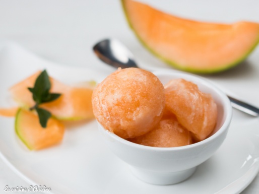 Sorbet melon recette avec ou sans sorbetière