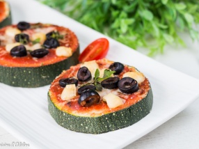 Rondelles de courgette façon pizza recette rapide