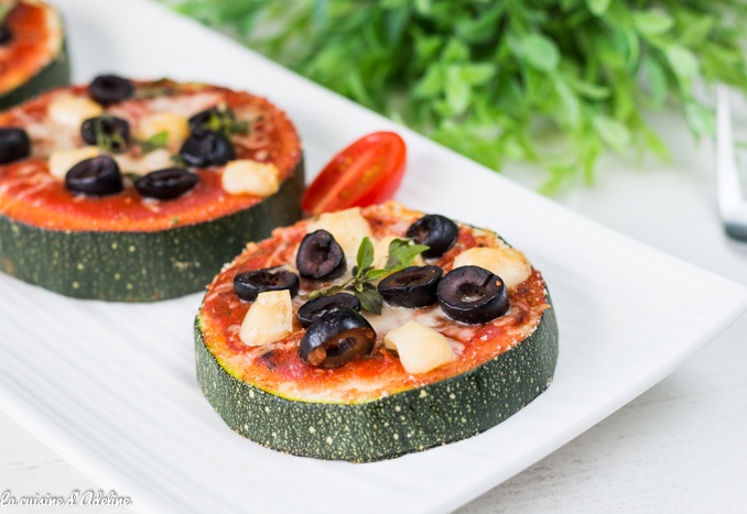 Rondelles de courgette façon pizza recette rapide