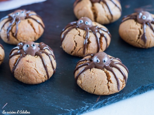 Cookies araignées (spider cookie) - recette Halloween