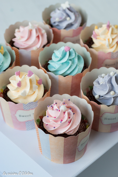 Cupcakes Aux Couleurs Des Princesses Disney La Cuisine D Adeline