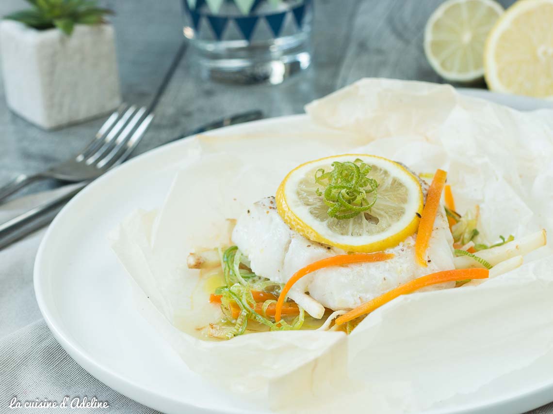 Papillote De Cabillaud Aux Legumes La Cuisine D Adeline