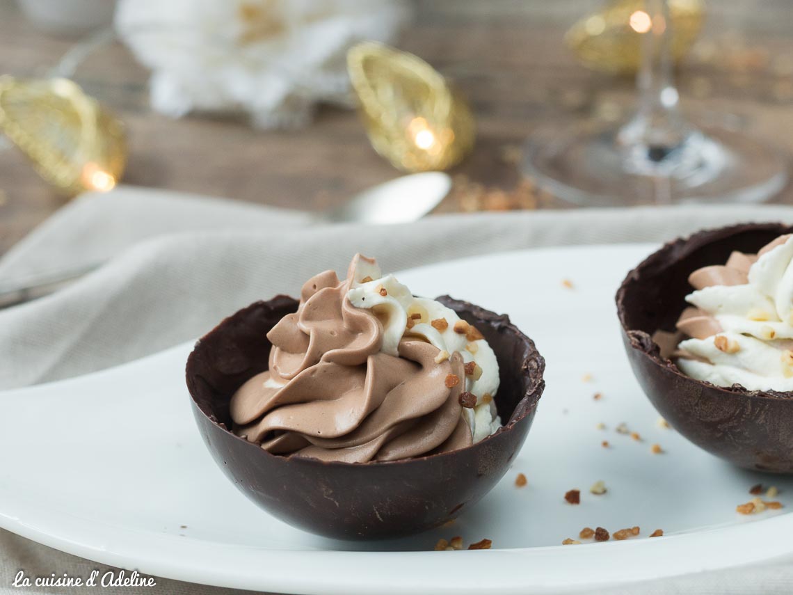 Demi Sphere Trois Chocolats La Cuisine D Adeline