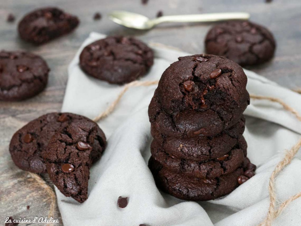 Cookies tout chocolat recette rapide