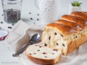 Brioche aux pépites de chocolat recette