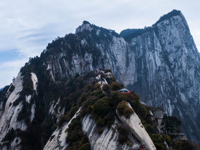 Randonnée Mont Hua Xian Chine - Parcours