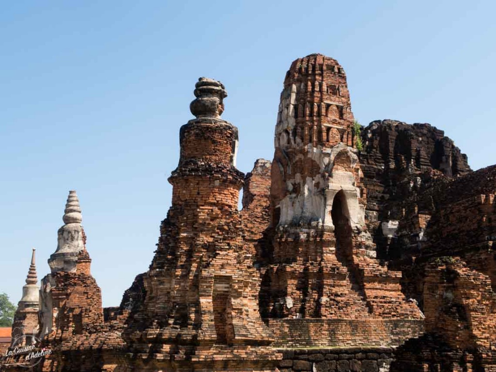 Temples et ruines Ayutthaya Thailande