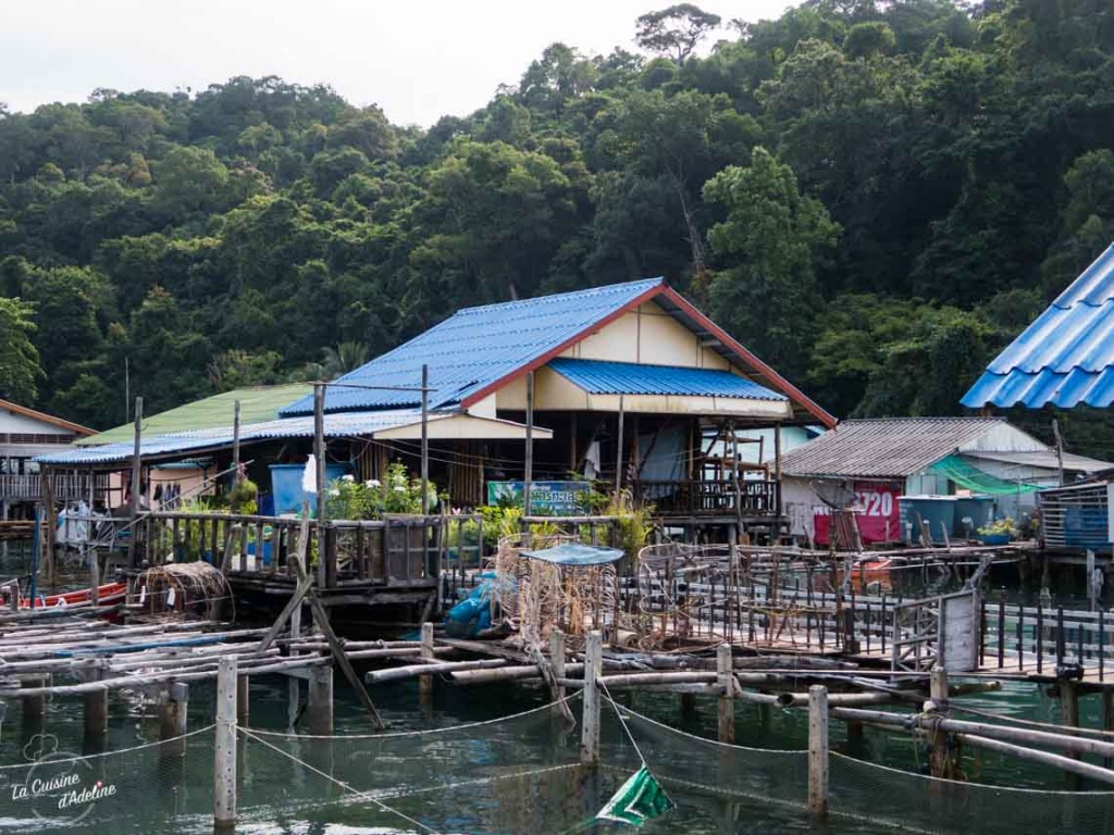 Village flottant Ao Nai Yang Koh Kood Thailande