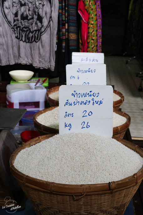 Sticky rice - Cours de cuisine Chiang Mai