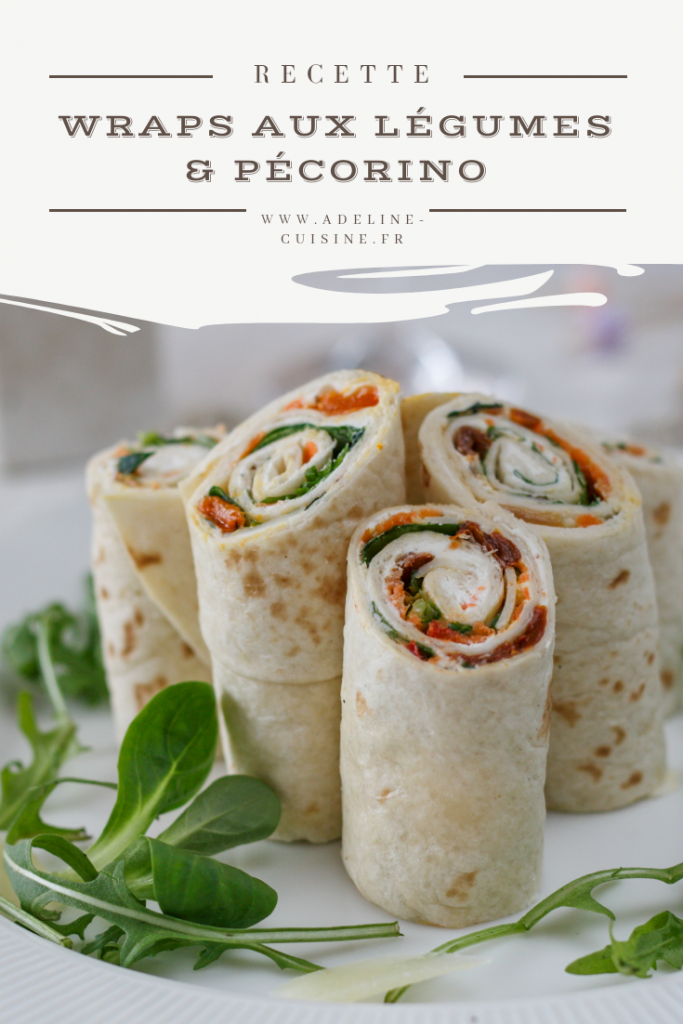 Wrap aux légumes et pecorino Pinterest 