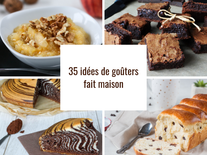 35 recettes de goûters fait maison