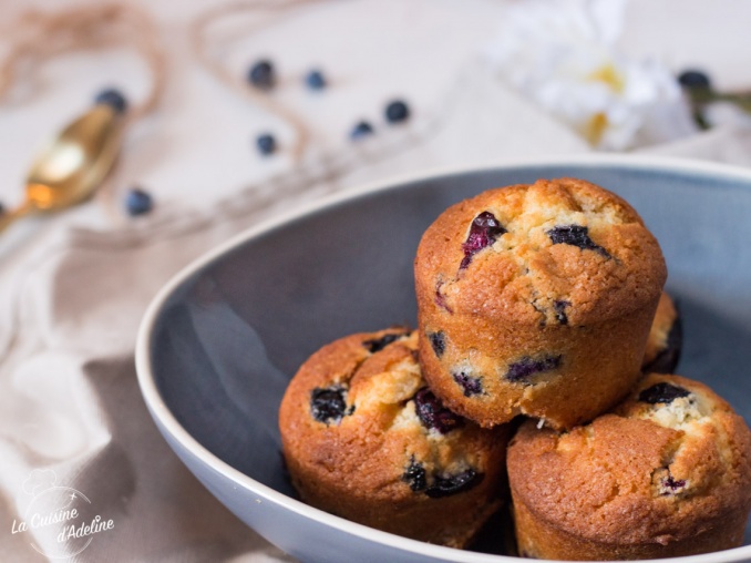 Muffins aux myrtilles recette facile et rapide